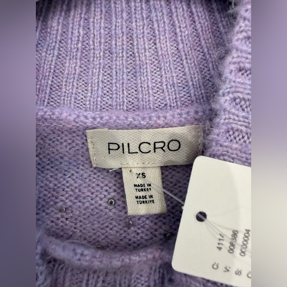 Anthropologie Pilcro Embellished Lilac Sweater NWT - Picture 7 of 13